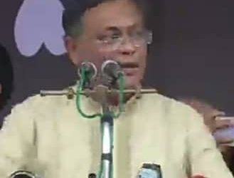 নওগাঁয় তথ্যমন্ত্রী/ উন্নয়নের এই গতি অব্যাহত রাখতে শেখ হাসিনার কোন বিকল্প নেই