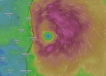 মিগজাউমের ভারী বৃষ্টিতে ভারতে ৫ জনের মৃত‍্যু, কাল আঘাত হানবে অন্ধ্র উপকূলে